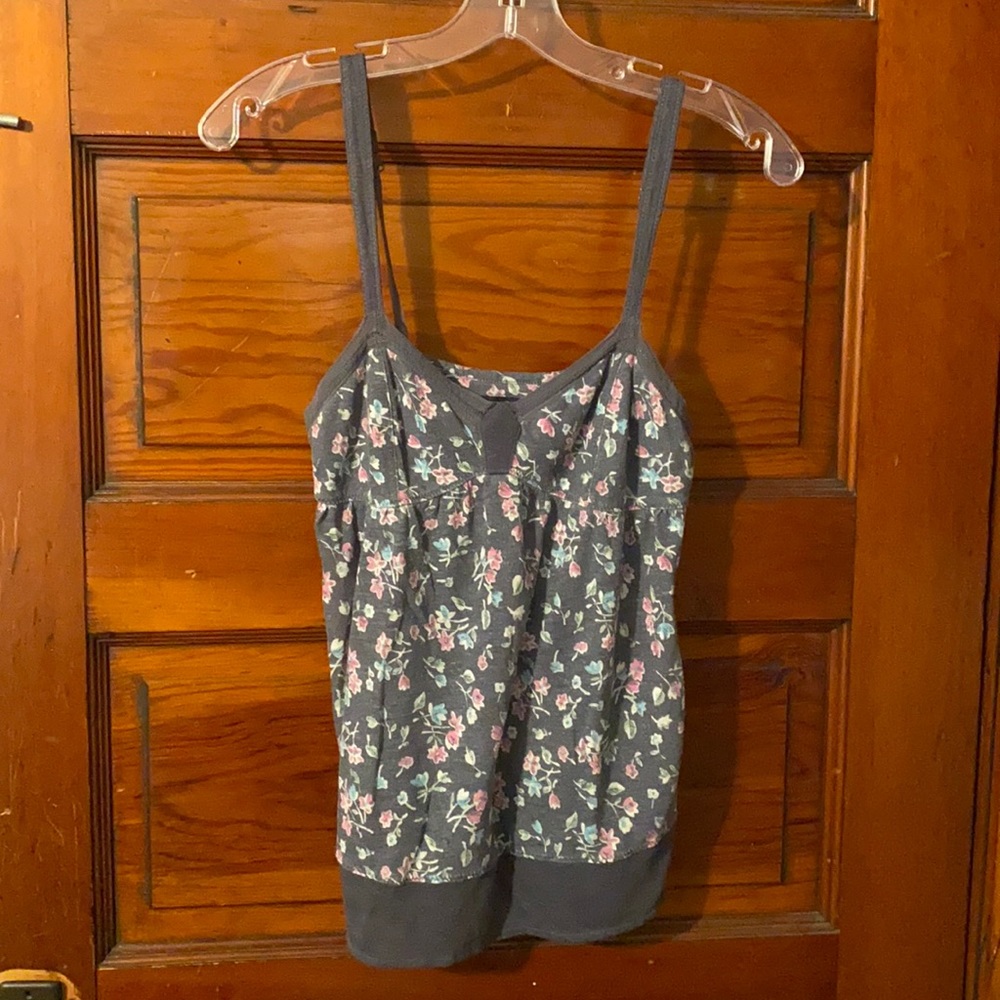 Vintage American Eagle Floral Tank Top
